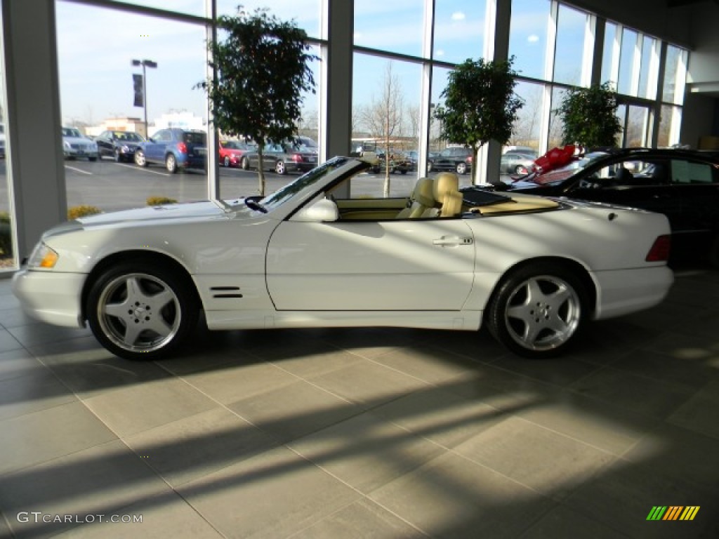 White 2002 Mercedes-Benz SL 500 Roadster Exterior Photo #58686131
