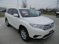 2012 Blizzard White Pearl Toyota Highlander V6  photo #3