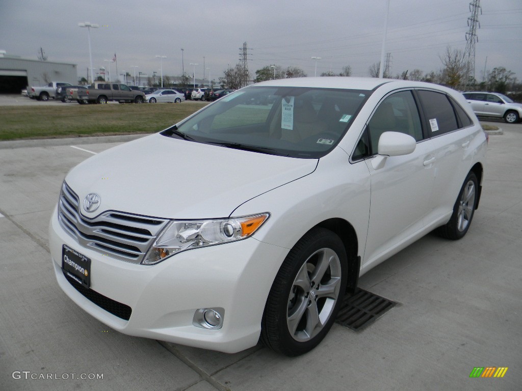 2011 Venza V6 - Blizzard Pearl White / Ivory photo #1