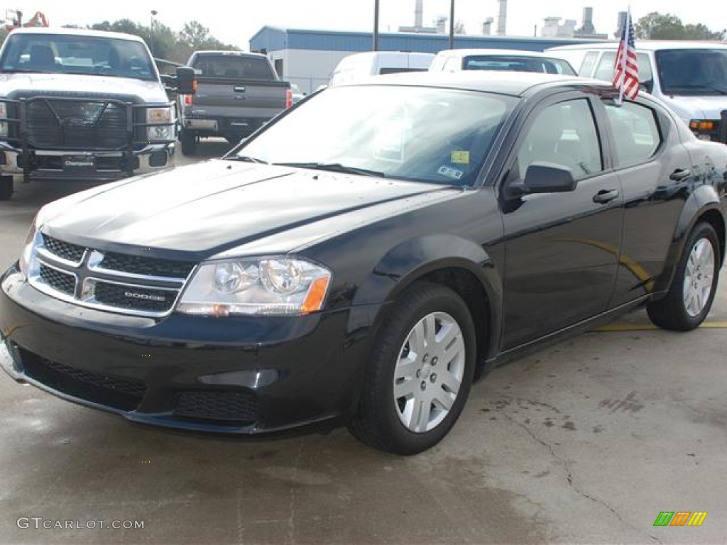 2011 Avenger Express - Black / Black/Light Frost Beige photo #3