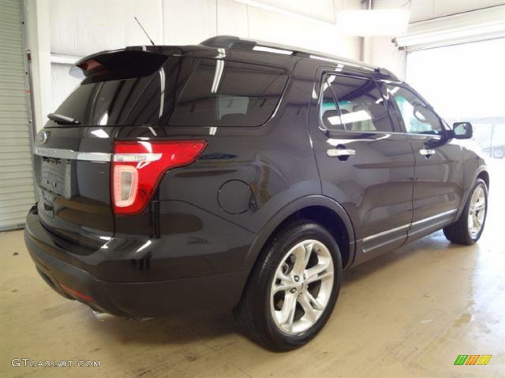 2011 Explorer Limited - Tuxedo Black Metallic / Charcoal Black photo #4