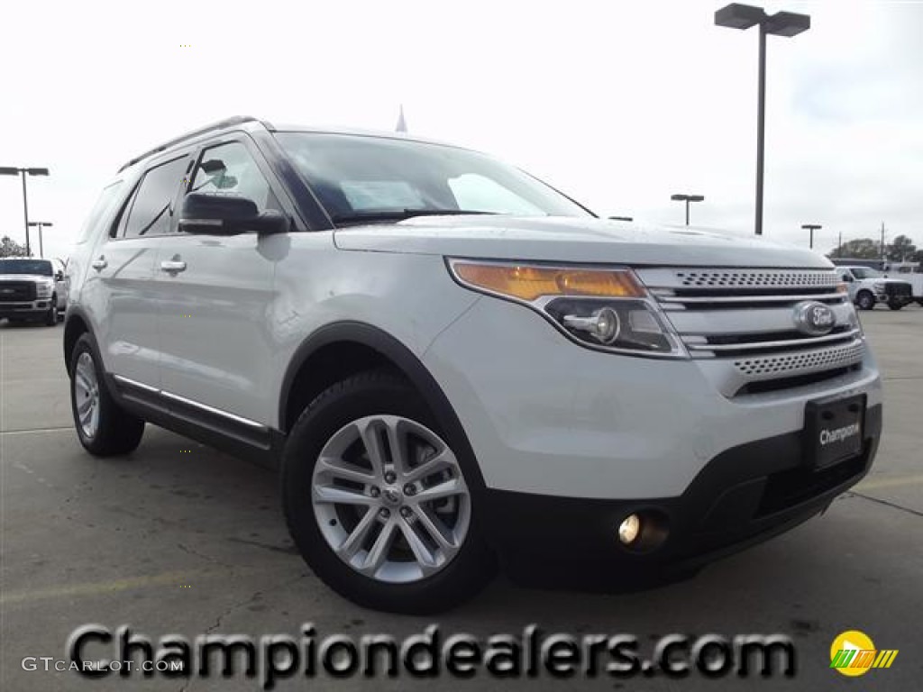 White Suede Ford Explorer