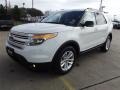 2011 White Suede Ford Explorer XLT  photo #3