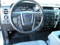 Steel Gray 2011 Ford F150 XLT SuperCrew Steering Wheel