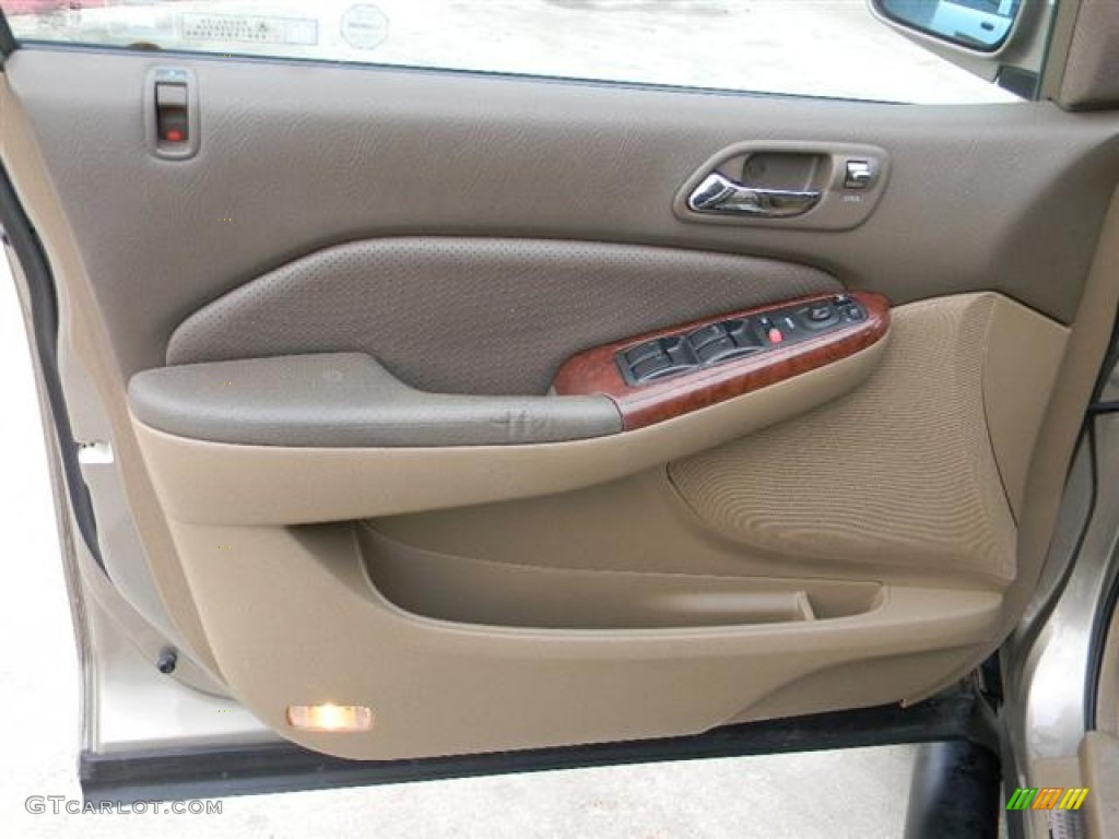 2003 Acura MDX Standard MDX Model Saddle Door Panel Photo #58689088