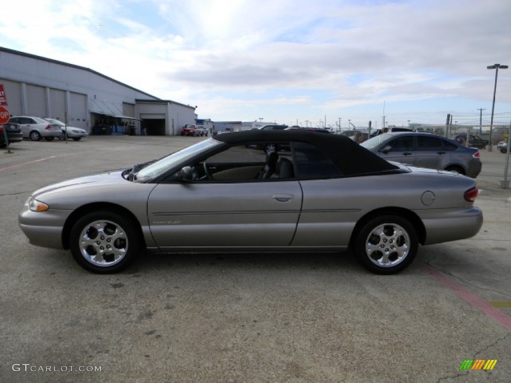1998 Sebring JXi Convertible - Bright Platinum Metallic / Agate Black/Light Camel photo #5
