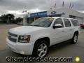 2011 Summit White Chevrolet Suburban LTZ  photo #1