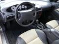1998 Chrysler Sebring Agate Black/Light Camel Interior Prime Interior Photo