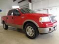 2006 Bright Red Ford F150 Lariat SuperCrew  photo #3