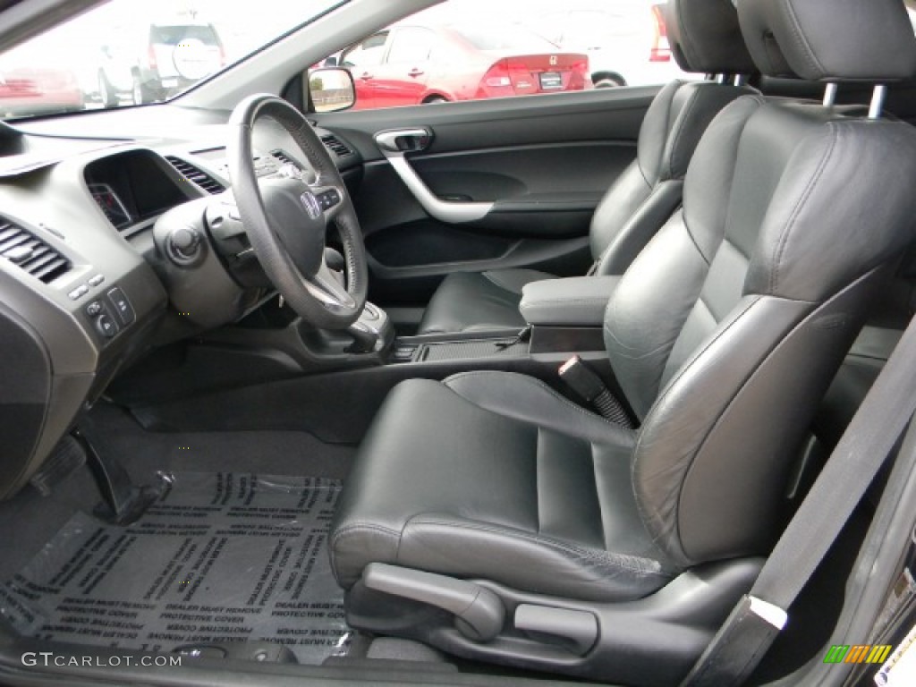 Black Interior 2010 Honda Civic Ex L Coupe Photo 58692643