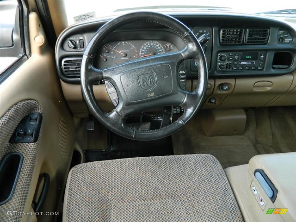 2002 Dodge Ram 2500 SLT Quad Cab Camel/Tan Dashboard Photo #58692991