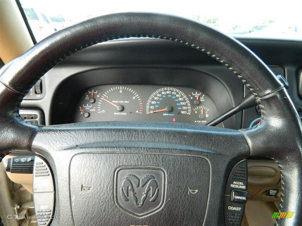 2002 Ram 2500 SLT Quad Cab - Light Almond Pearl Metallic / Camel/Tan photo #21