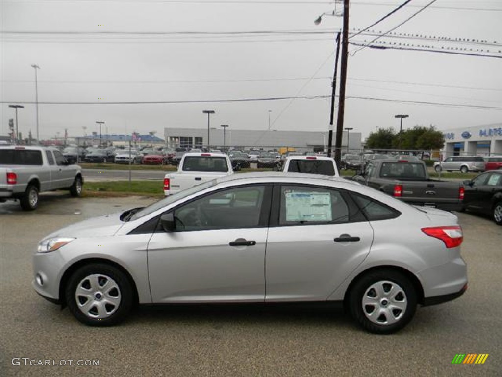 2012 Focus S Sedan - Ingot Silver Metallic / Charcoal Black photo #8