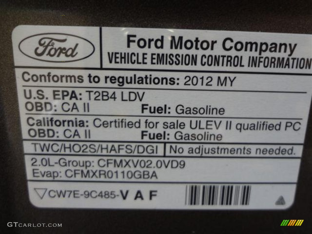 2012 Focus SE Sedan - Sterling Grey Metallic / Charcoal Black photo #23