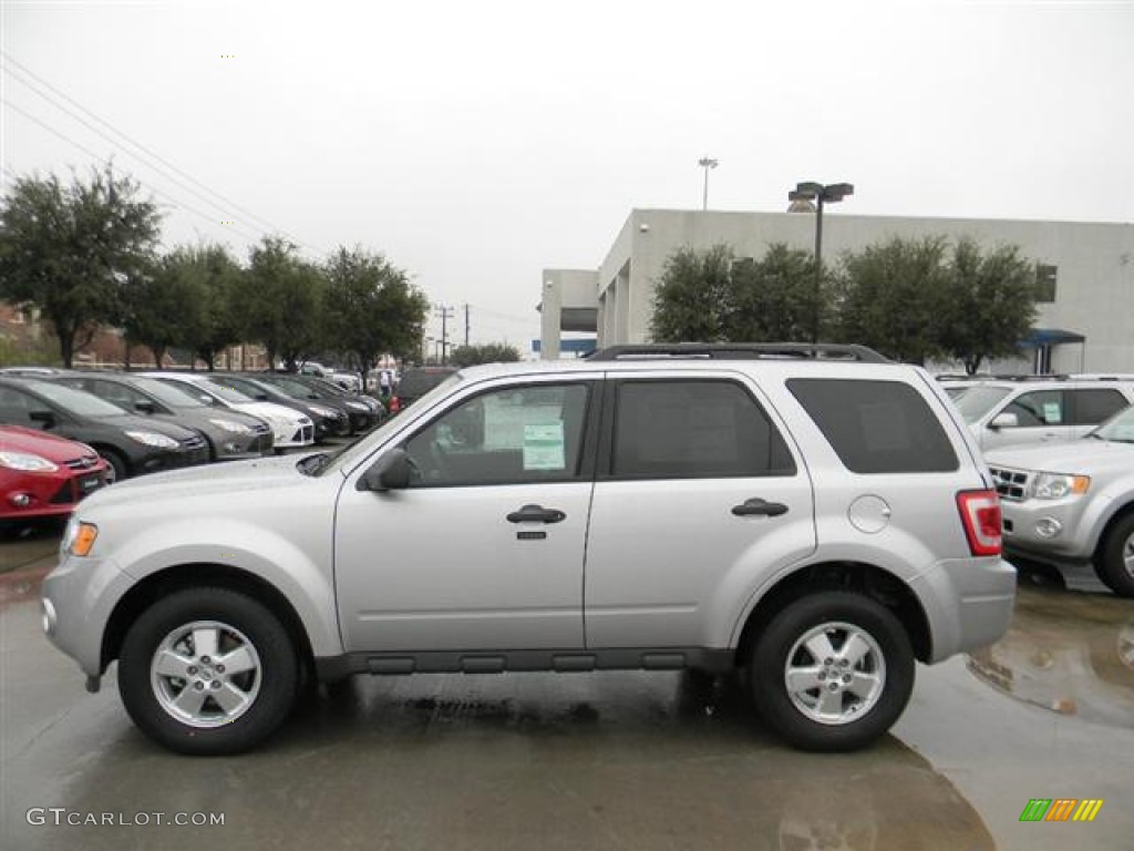 2012 Escape XLT V6 - Ingot Silver Metallic / Charcoal Black photo #8