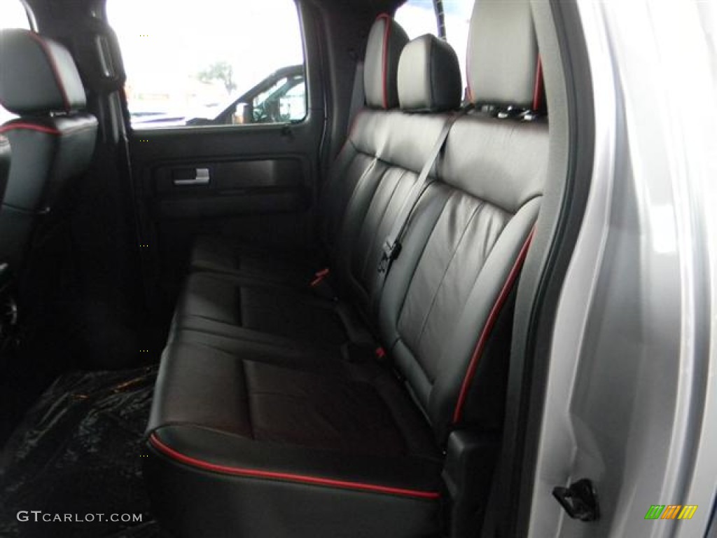 FX Sport Appearance Black/Red Interior 2012 Ford F150 FX4 SuperCrew 4x4 Photo #58695434