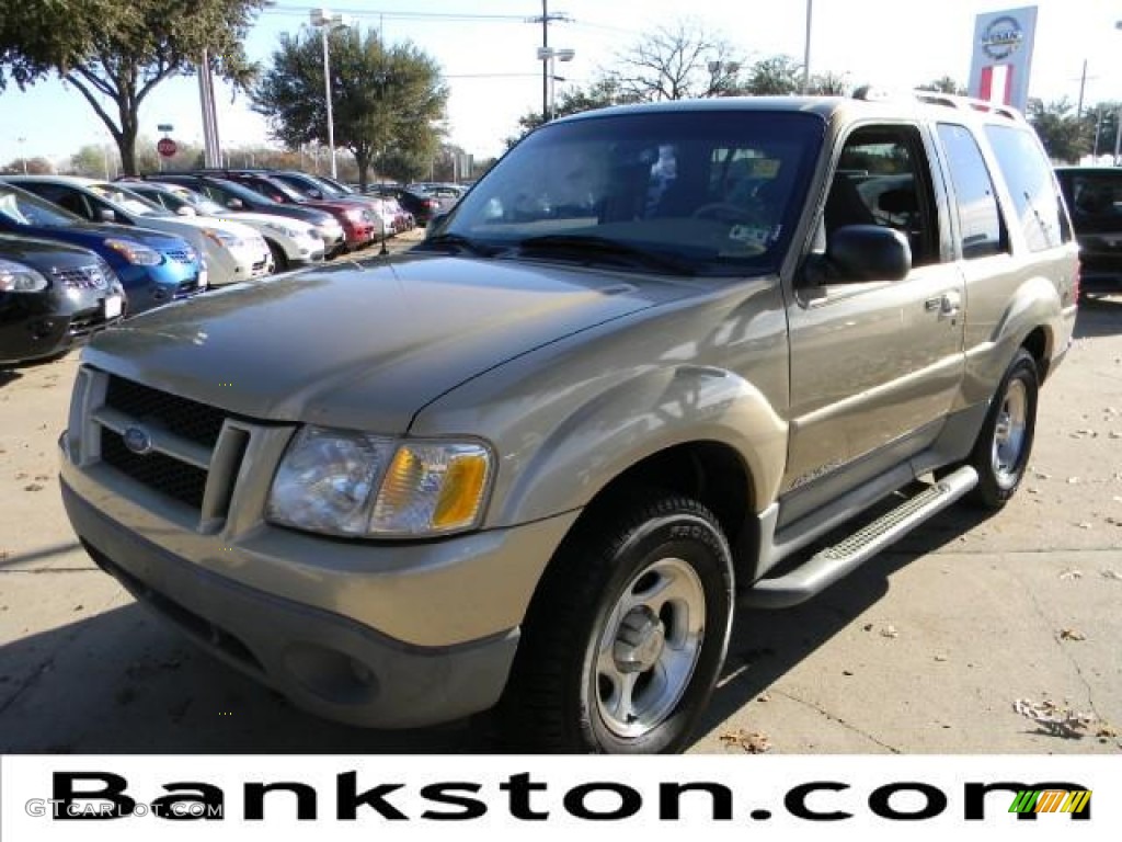 2001 Explorer Sport - Harvest Gold Metallic / Medium Prairie Tan photo #1