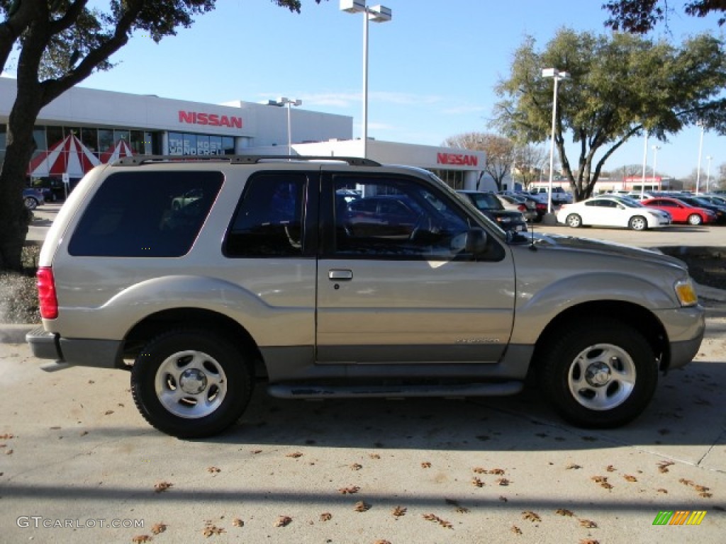 2001 Explorer Sport - Harvest Gold Metallic / Medium Prairie Tan photo #3