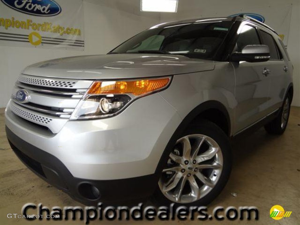 2012 Explorer Limited - Ingot Silver Metallic / Medium Light Stone photo #1