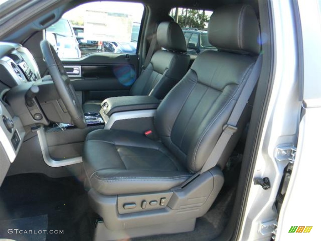 Black Interior 2011 Ford F150 FX4 SuperCrew 4x4 Photo #58696418