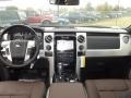 Platinum Sienna Brown/Black Leather Dashboard Photo for 2012 Ford F150 #58696997