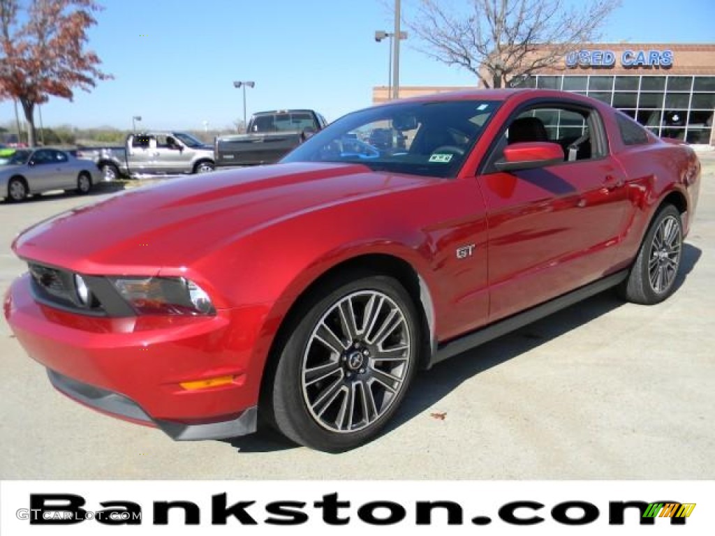 Red Candy Metallic Ford Mustang