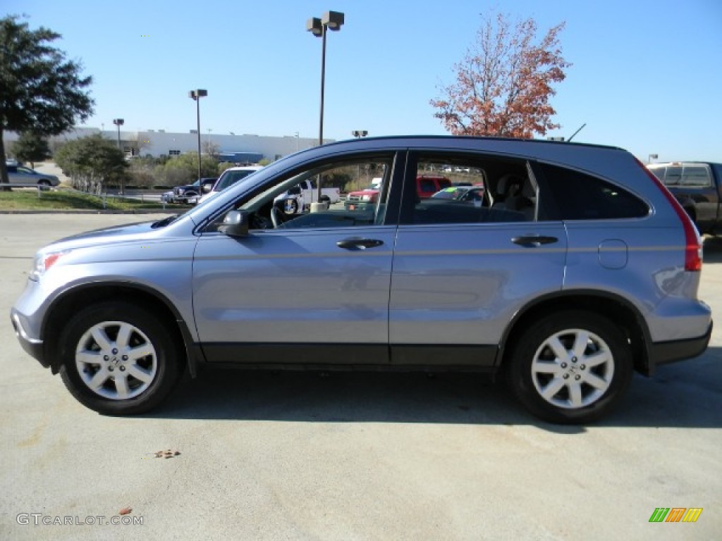 2008 CR-V EX - Glacier Blue Metallic / Gray photo #4