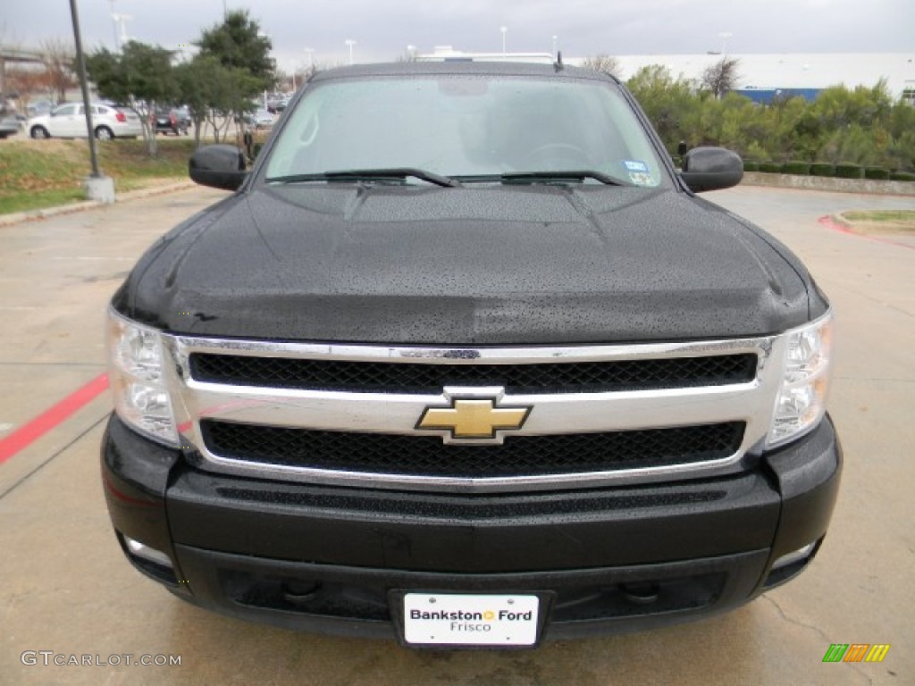 2008 Silverado 1500 LTZ Crew Cab - Black / Ebony photo #2