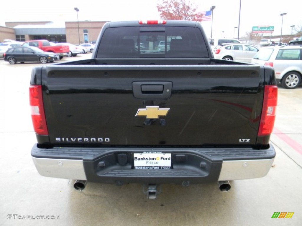 2008 Silverado 1500 LTZ Crew Cab - Black / Ebony photo #4