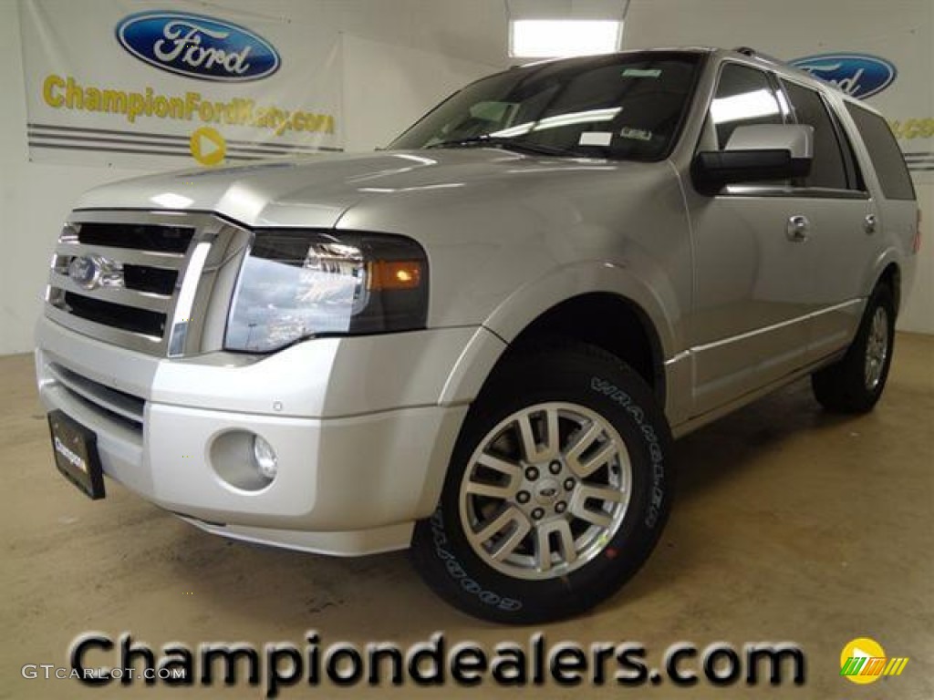 2012 Expedition Limited - Ingot Silver Metallic / Charcoal Black photo #1