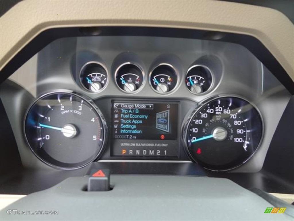 2012 Ford F250 Super Duty Lariat Crew Cab 4x4 Gauges Photo #58698047