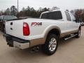 2012 White Platinum Metallic Tri-Coat Ford F250 Super Duty Lariat Crew Cab 4x4  photo #4