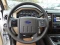 2012 White Platinum Metallic Tri-Coat Ford F250 Super Duty Lariat Crew Cab 4x4  photo #23