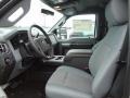 Steel 2012 Ford F250 Super Duty XLT Crew Cab Interior Color
