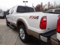 2012 White Platinum Metallic Tri-Coat Ford F250 Super Duty Lariat Crew Cab 4x4  photo #4