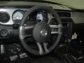 Charcoal Black 2012 Ford Mustang V6 Mustang Club of America Edition Coupe Steering Wheel
