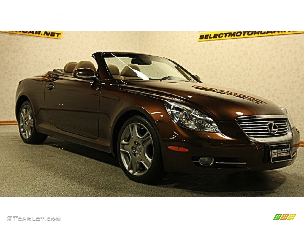 Tigereye Mica 2008 Lexus SC 430 Convertible Exterior Photo #58701317