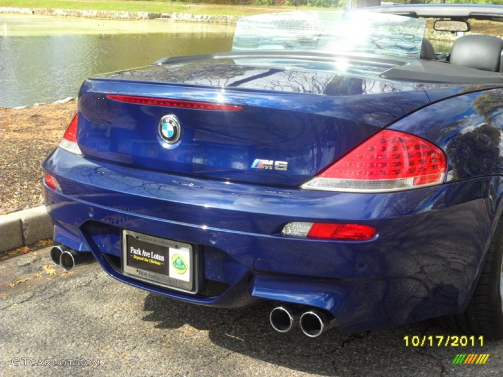 2007 M6 Convertible - Interlagos Blue Metallic / Black photo #2