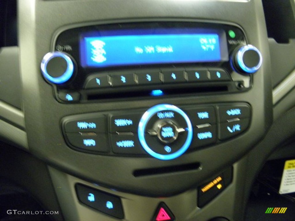 2012 Sonic LT Sedan - Inferno Orange Metallic / Jet Black/Dark Titanium photo #19
