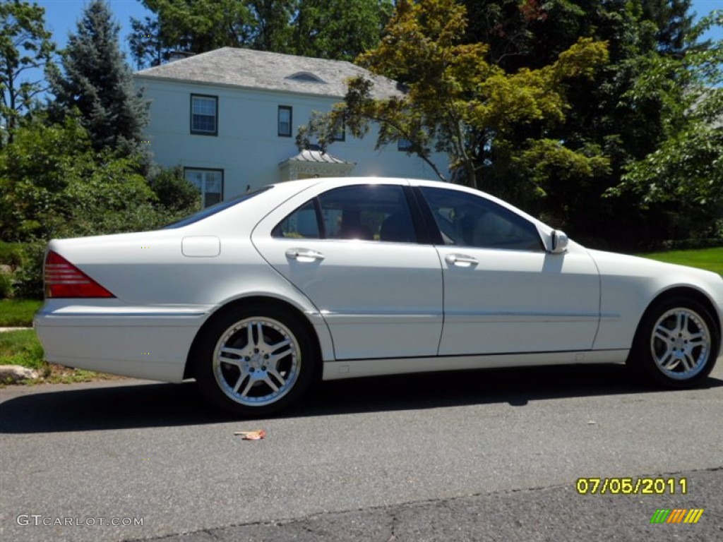 2006 S 350 Sedan - Alabaster White / Charcoal photo #1