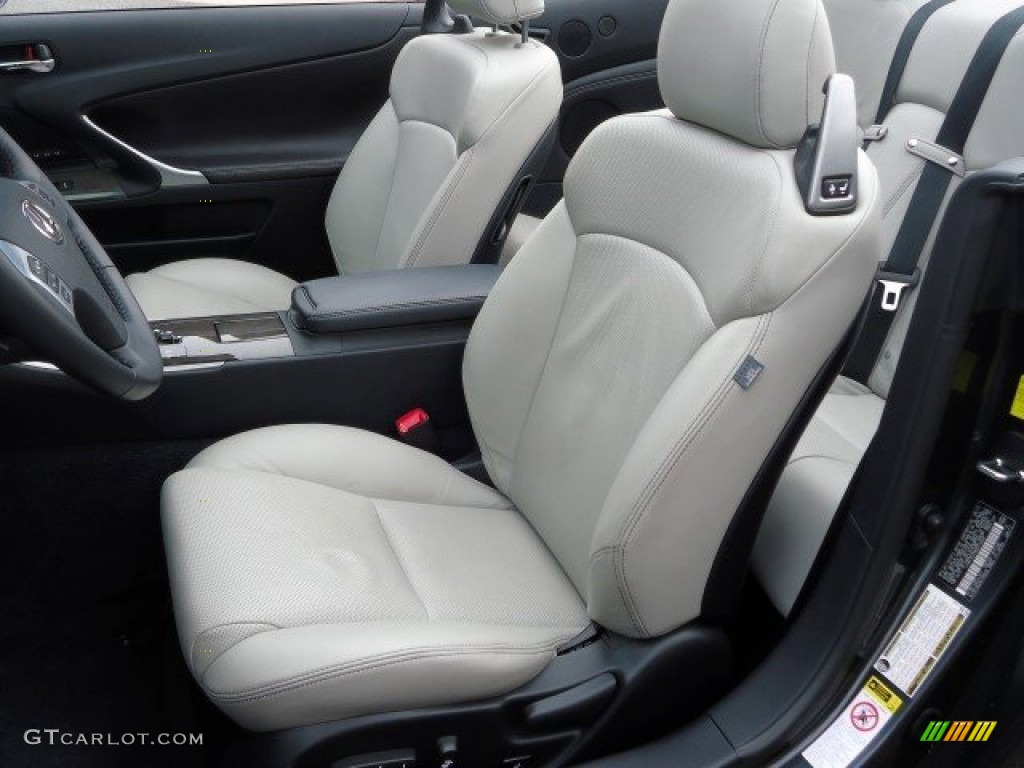 Light Gray Interior 2011 Lexus IS 250C Convertible Photo #58702205