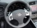 Light Gray 2011 Lexus IS 250C Convertible Steering Wheel
