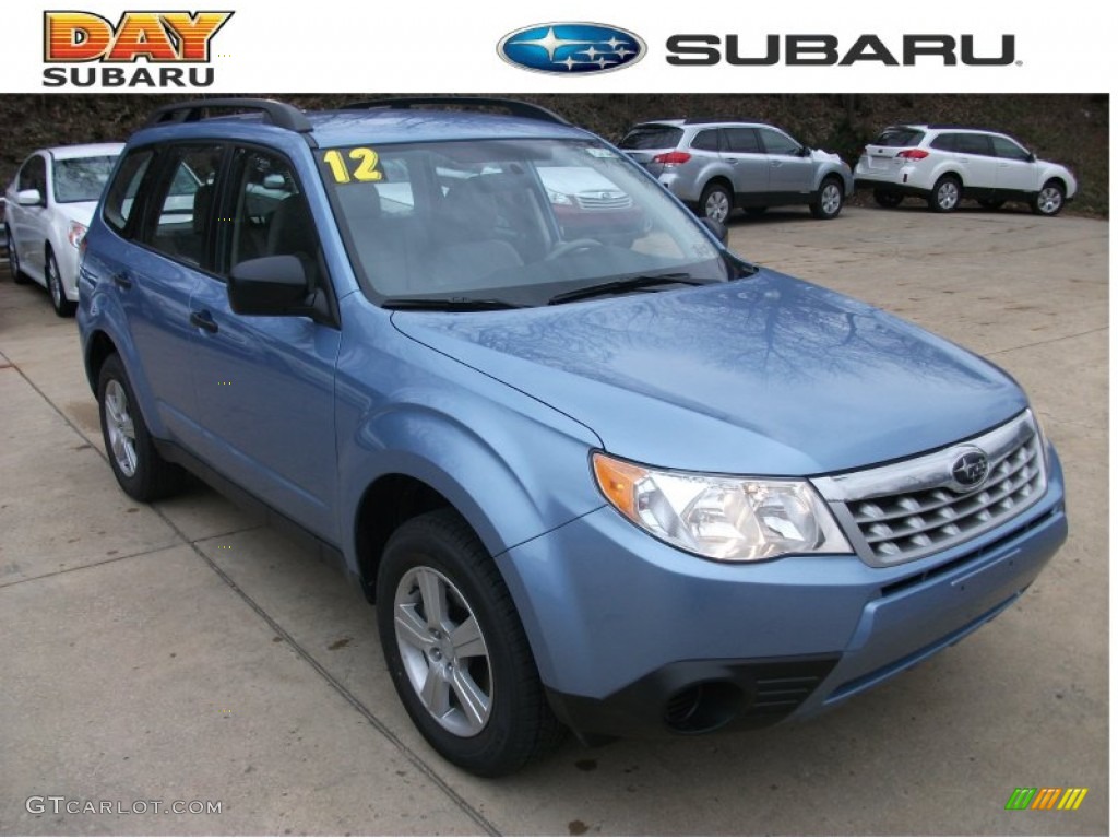 Ice Blue Metallic Subaru Forester