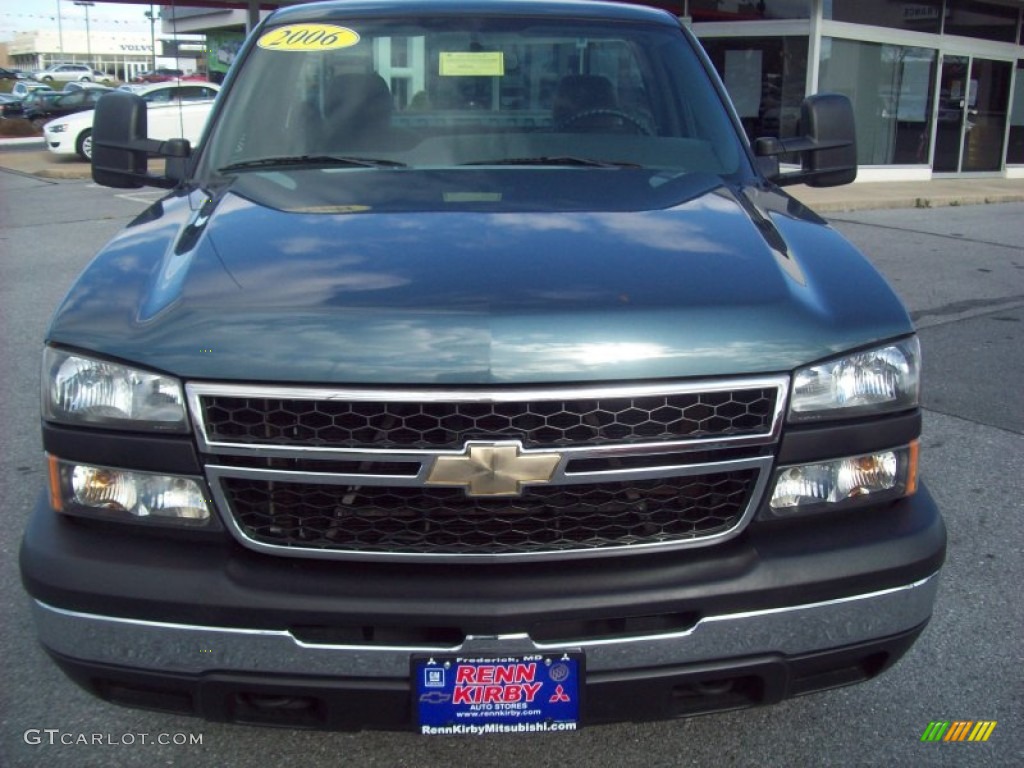 2006 Silverado 1500 LS Regular Cab - Blue Granite Metallic / Dark Charcoal photo #6