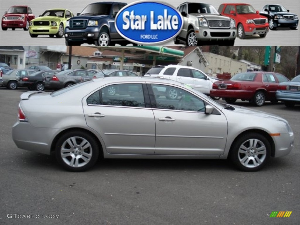 2008 Fusion SEL V6 - Silver Birch Metallic / Charcoal Black photo #1