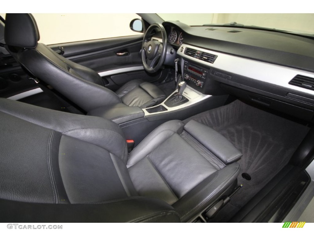 2007 3 Series 328i Coupe - Titanium Silver Metallic / Black photo #36