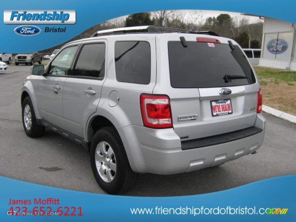 2009 Escape Limited V6 4WD - Brilliant Silver Metallic / Camel photo #8