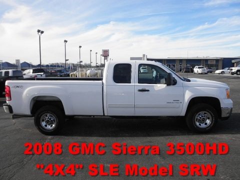 2008 GMC Sierra 3500HD SLE Extended Cab 4x4 Data, Info and Specs