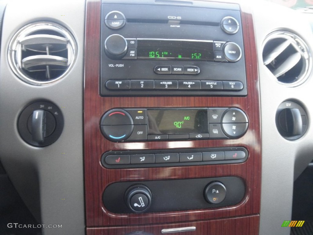 2006 F150 Lariat SuperCrew 4x4 - Silver Metallic / Black photo #8