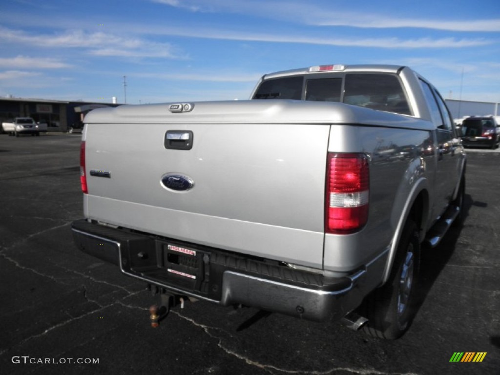 2006 F150 Lariat SuperCrew 4x4 - Silver Metallic / Black photo #19